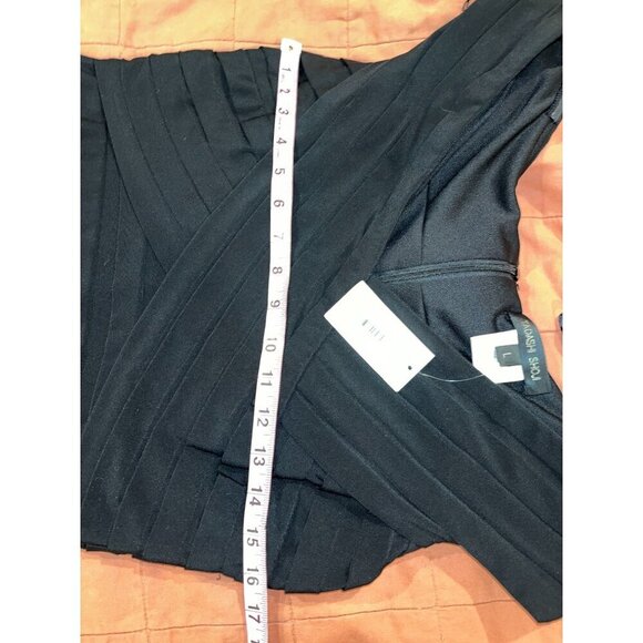 NWT TADASHI SHOJI Collection Shutter Pleat Bandage Cocktail Evening Dress sz 4 - Picture 8 of 12